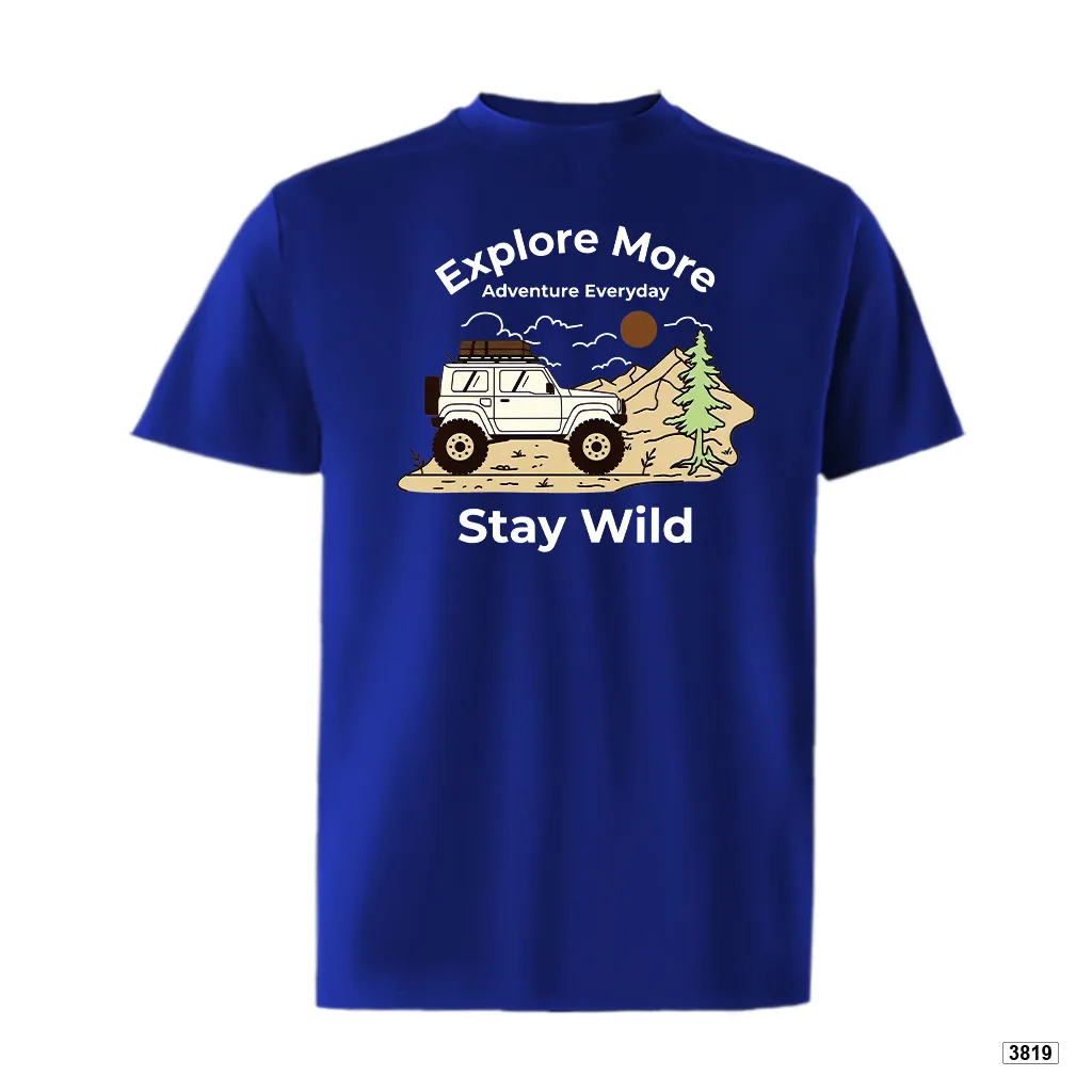 Áo thun nam form rộng thể thao Stay Wild TeePrint 3819_thumbnail_12