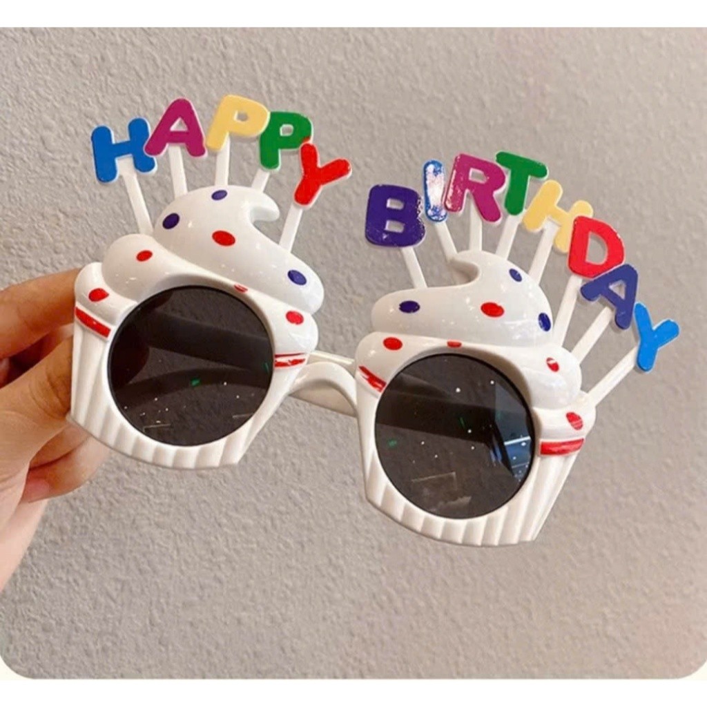 Set 2 Kính Sinh Nhật, Mắt Kính Chữ HAPPY BIRTHDAY Dành Cho Tiệc Sinh Nhật, Chụp Ảnh Dễ Thương Cute - Caturday