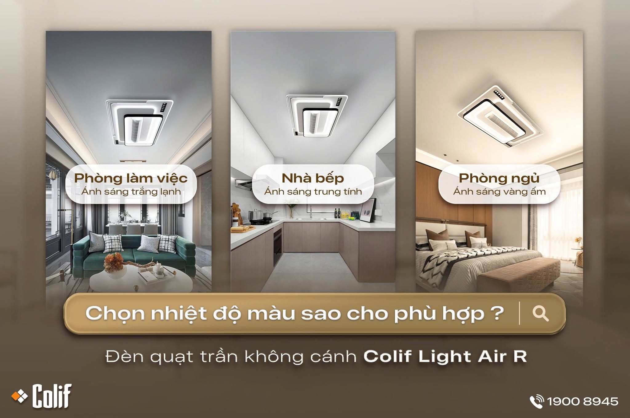 Cách chọn màu ánh sáng phù hợp cho từng không gian