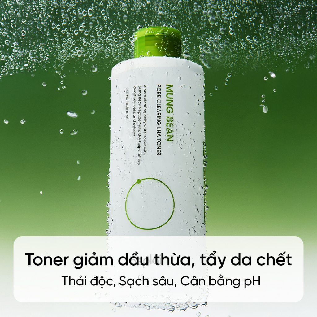 [BEPLAIN] Toner đậu xanh Beplain Mung Bean Pore Clearing LHA 265ml