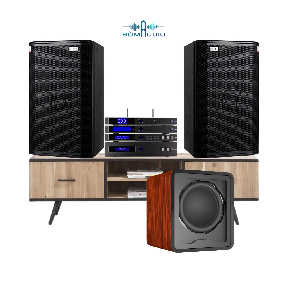 COMBO Quản Lý Nguồn DBACOUSTIC LX-P3 + Micro Không Dây DBACOUSTIC LX-M3 + Vang Số DBACOUSTIC LX-D3 + Cục Đẩy Công Suất DBACOUSTIC LX-A3 Loa + Karaoke DBACOUSTIC LX-S32 + Loa Sub DBACOUSTIC LX-S32SA - B45_thumbnail_1