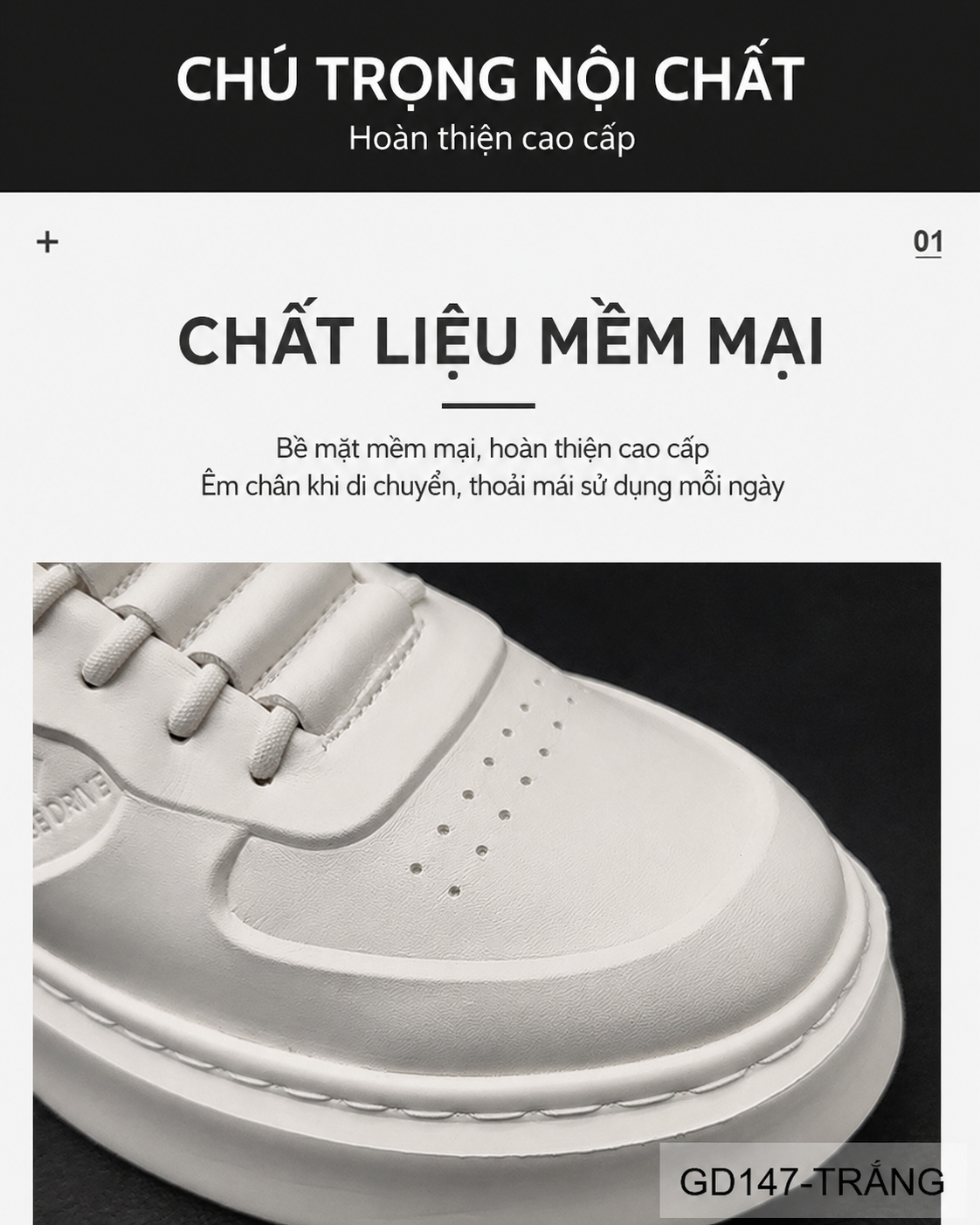 GD147 - Giày thể thao nam trắng đế dày tăng chiều cao, da thật cao cấp phong cách châu Âu_thumbnail_7