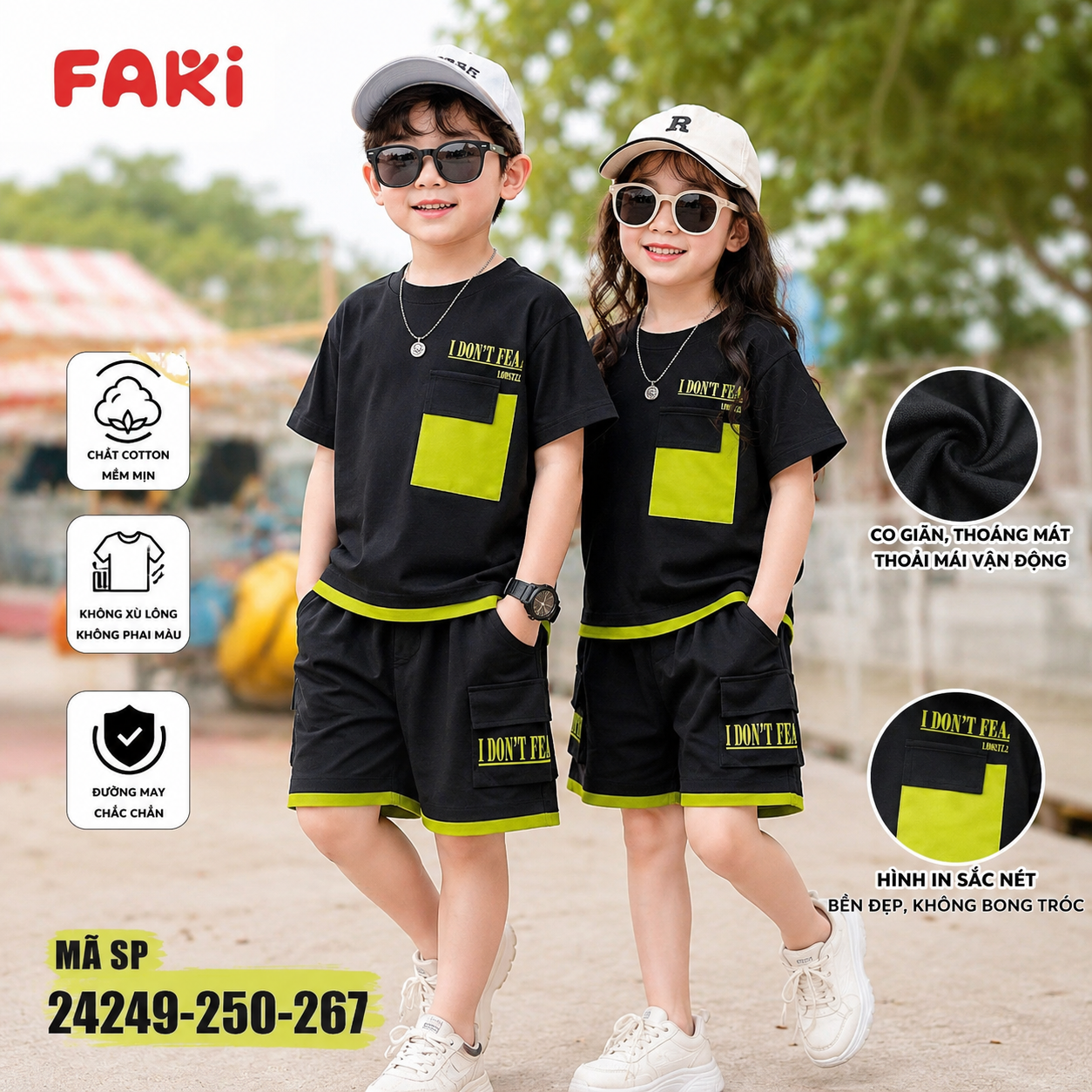 FAKI - ĐỒ BỘ TRẺ EM - F24267