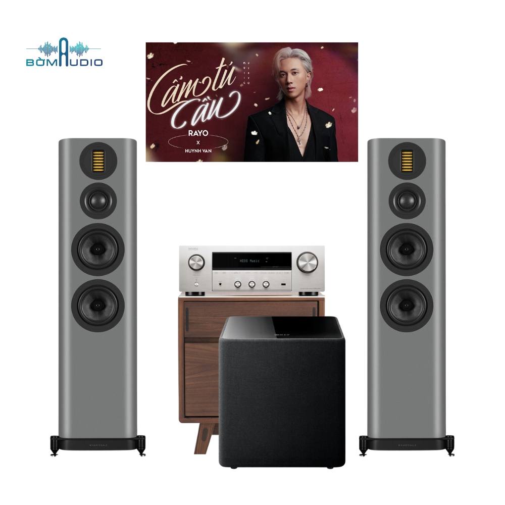 Combo Amply DENON DRA-900H  + Loa Cột WHARFEDALE EVO 5.4 + Subwoofer KEF KUBE 12 MIE  – DWK1_thumbnail_0