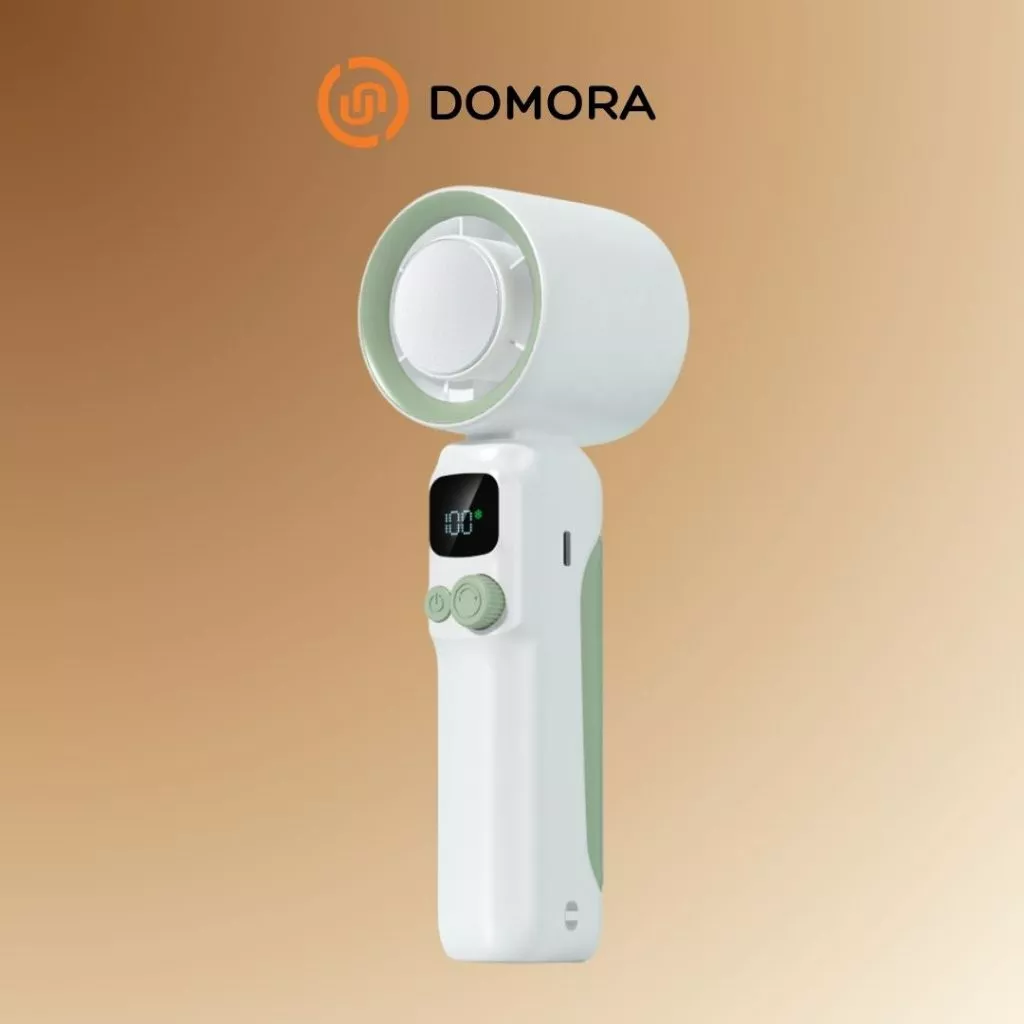 Quạt cầm tay mini DOMORA tốc độ cao, điều chỉnh100 cấp độ, làm mát nhanh_thumbnail_8