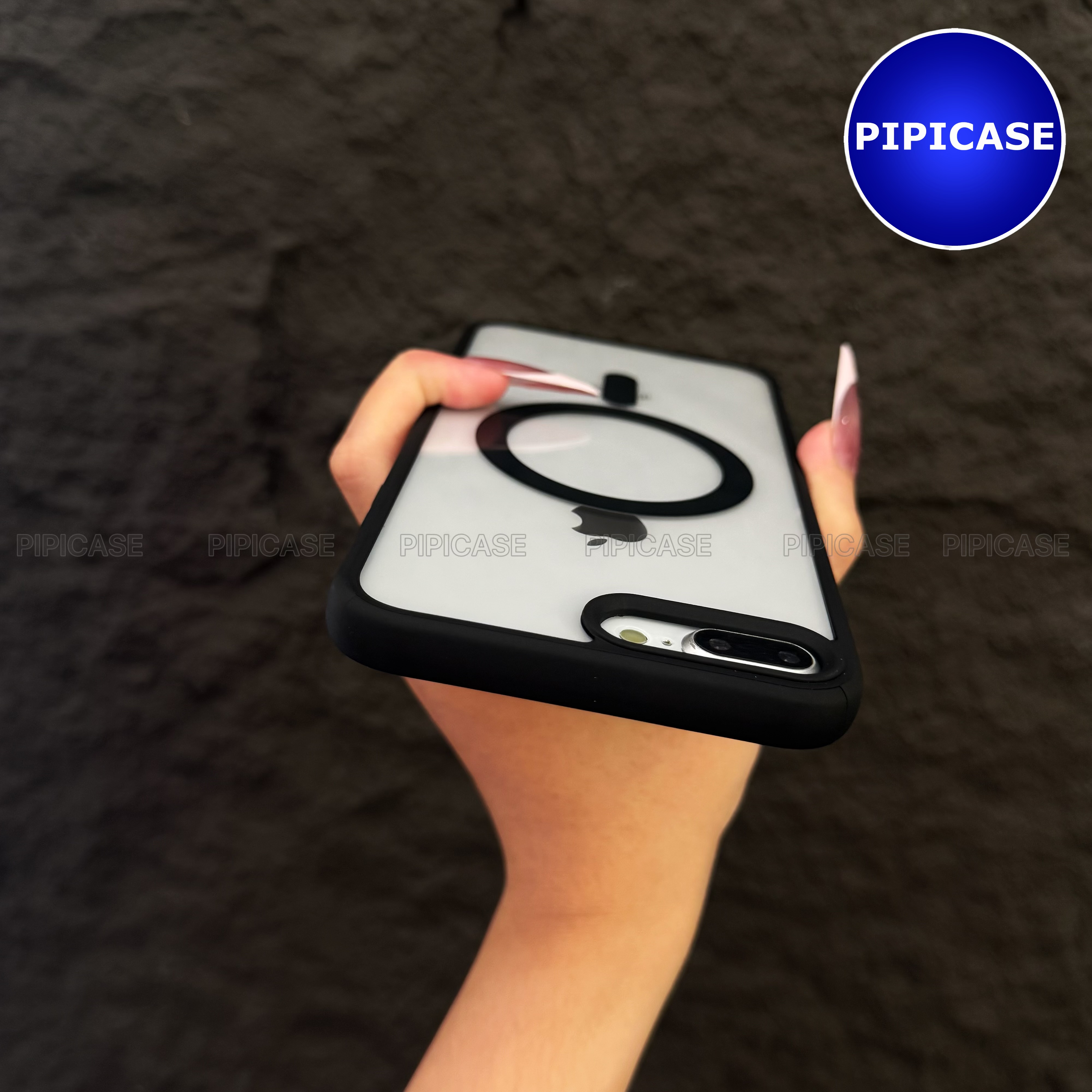 Ốp Lưng iPhone 7 Plus / 8 Plus - Chic - Đen_thumbnail_9