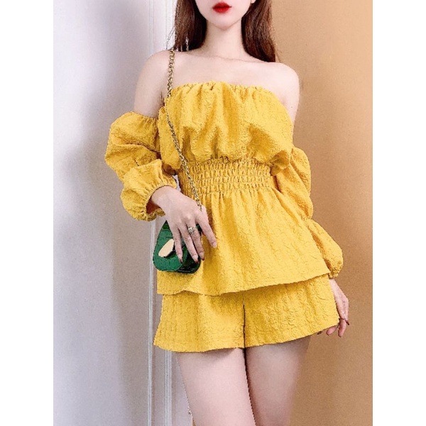 Off Shoulder Top and Shorts