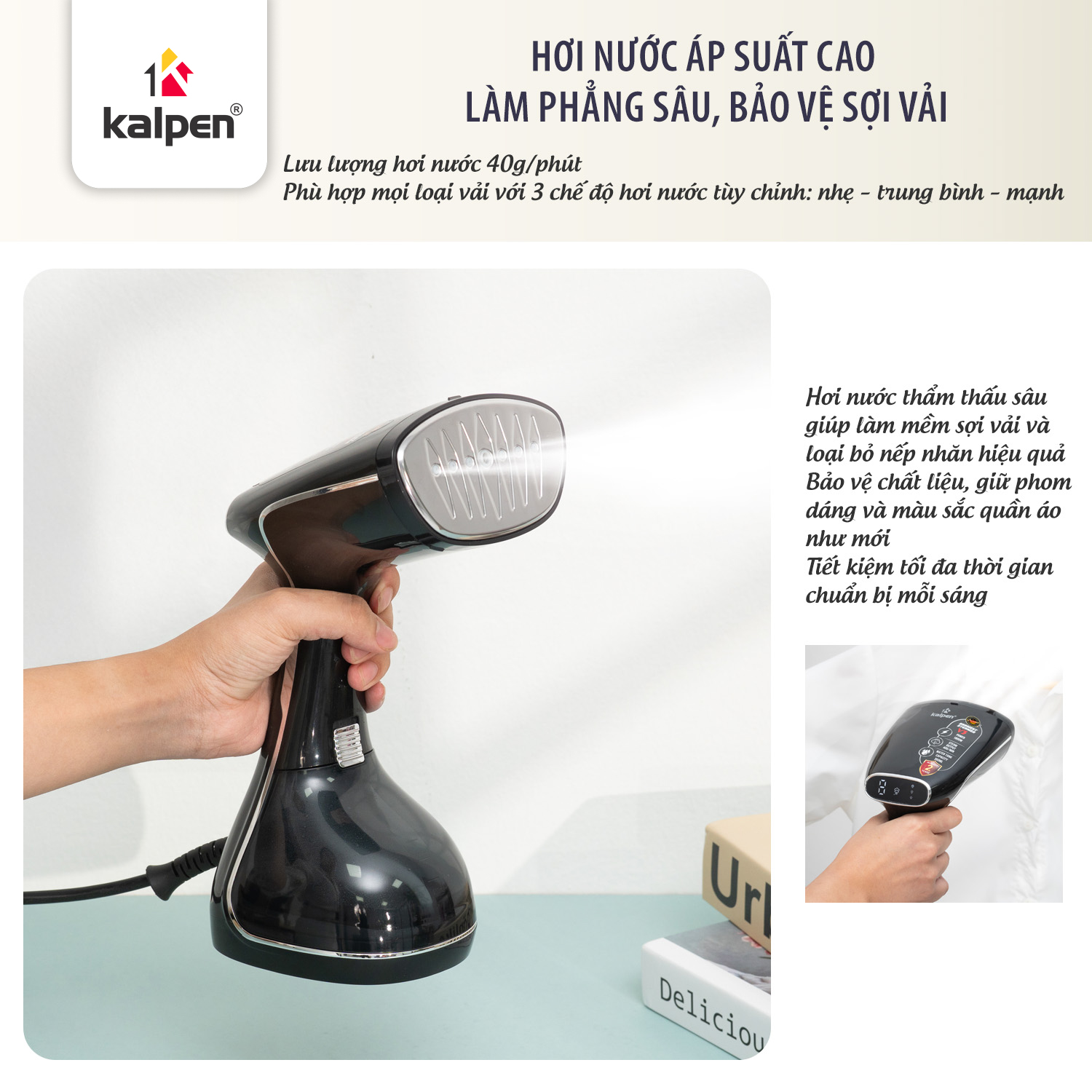 Bàn là hơi nước cầm tay, dung tích bình chứa 360ml_thumbnail_8