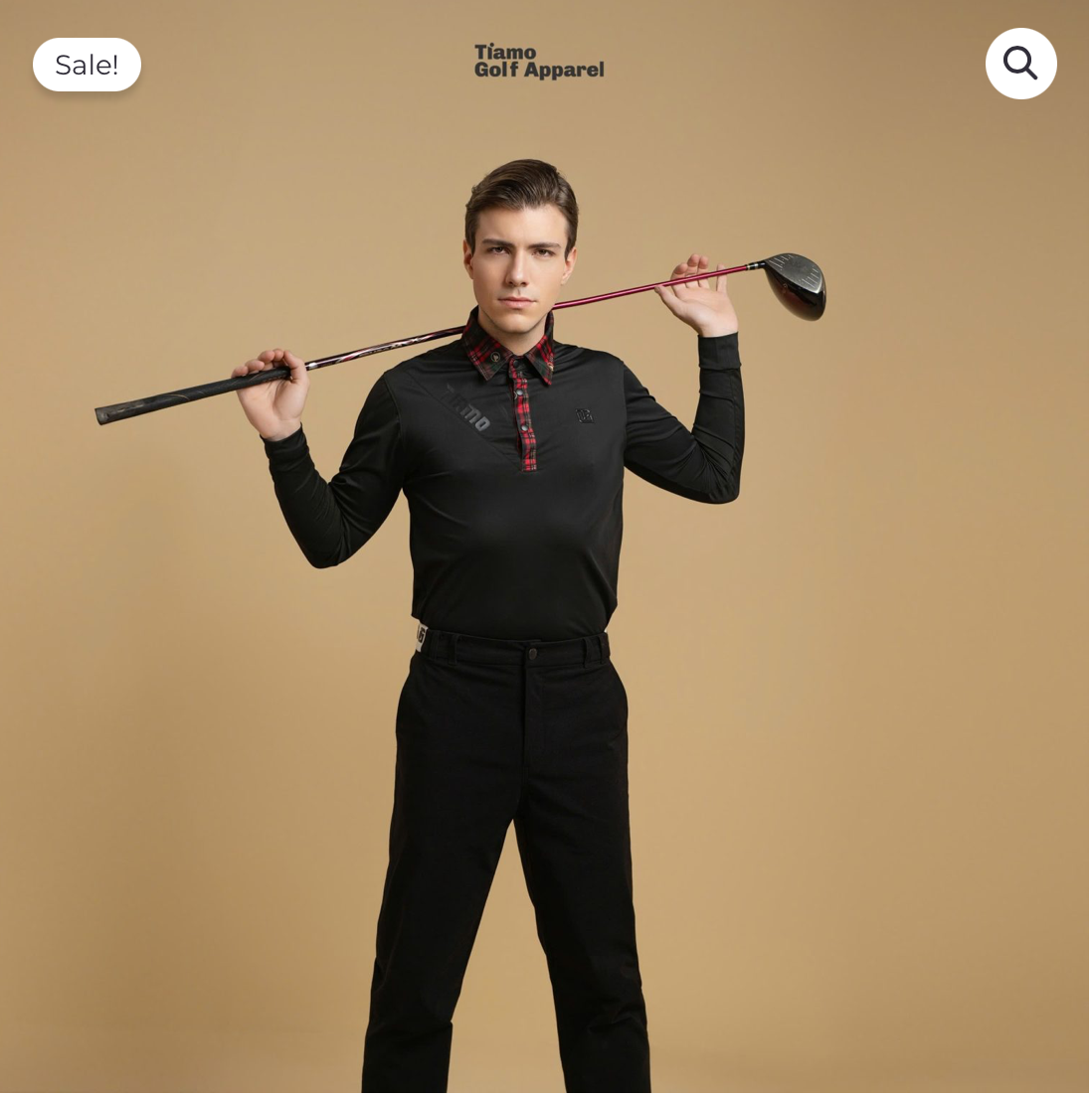 Áo Polo dài tay phối cổ kẻ caro  - Nam - Tartan_thumbnail_1