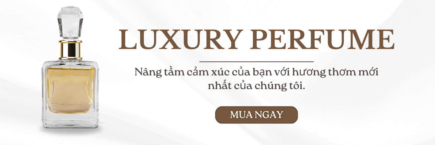 White and Brown Luxury Perfume Promotion Email Header (1)