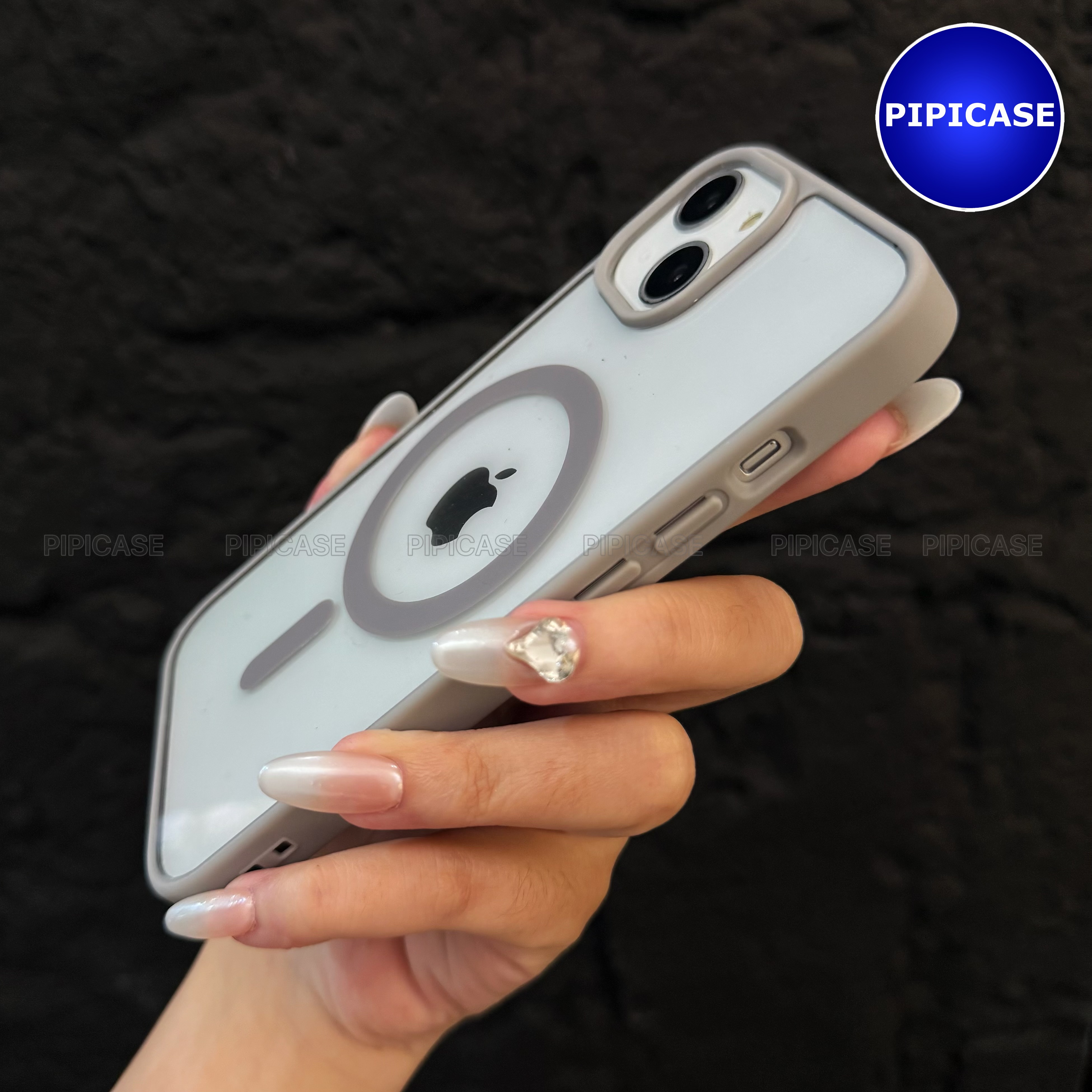 Ốp Lưng iPhone 15 - Chic - Xám_thumbnail_15