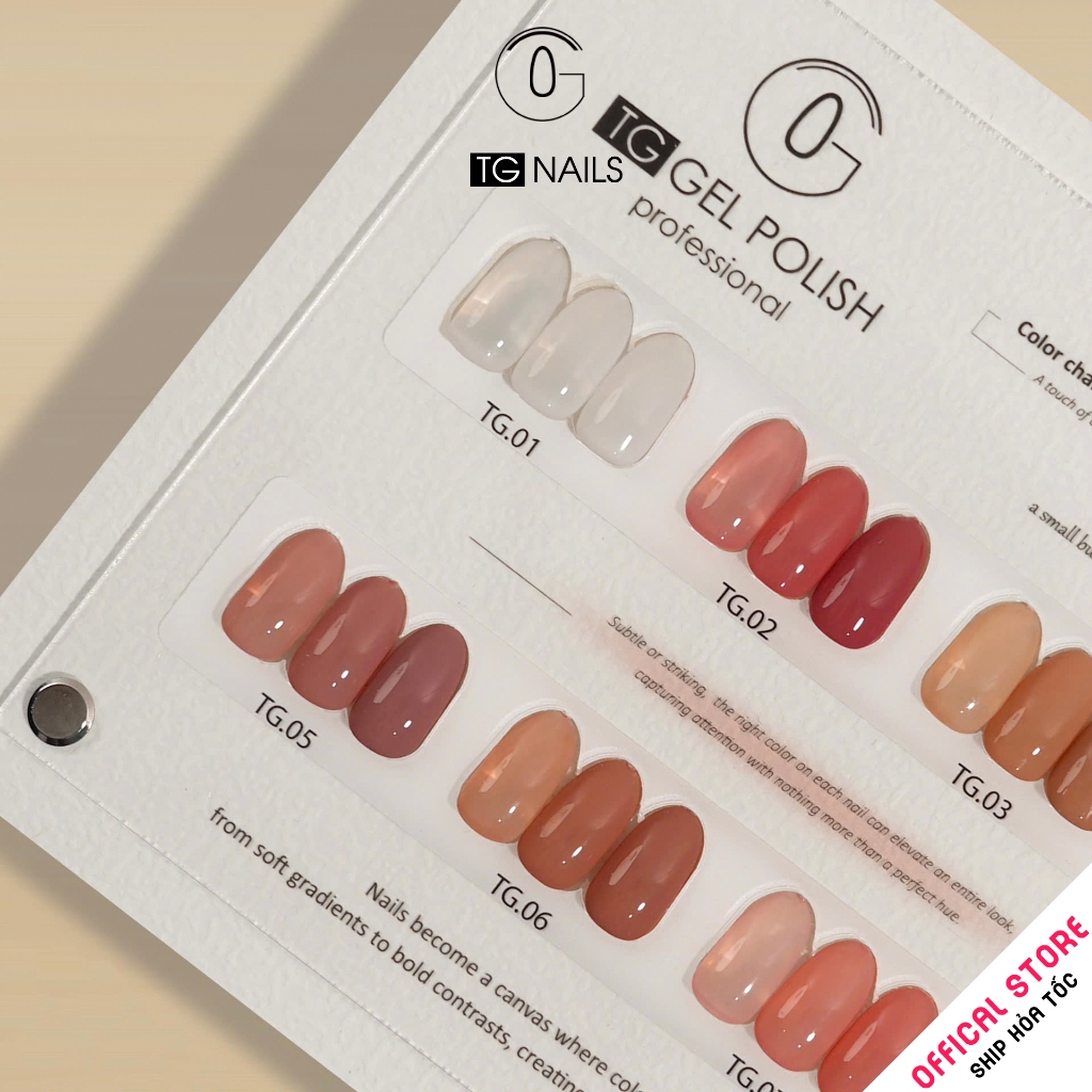 ComBo 8 màu Thạch Đục TG Nails kèm bảng màu_thumbnail_2