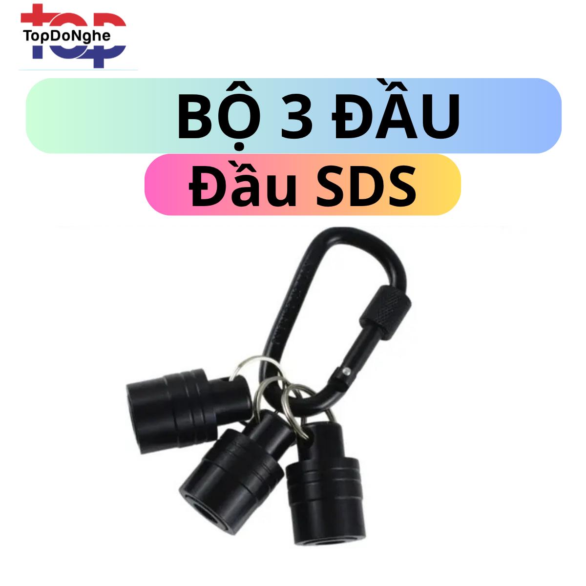 Bộ 3 & 6 Đầu Móc treo SDS, 3/8, 1/2, Lục Giác – Chùm Đeo Mũi Khoan Đa Năng Cho Máy Khoan, Máy Bắt Vít – Thép Hợp Kim Siêu Cứng, Thay Nhanh Chỉ 1 Giây, Có Móc Treo Tiện Lợi – Dụng Cụ Hỗ Trợ Thợ Cơ Khí, Điện Nước, Lắp Ráp, Xây Dựng_thumbnail_2