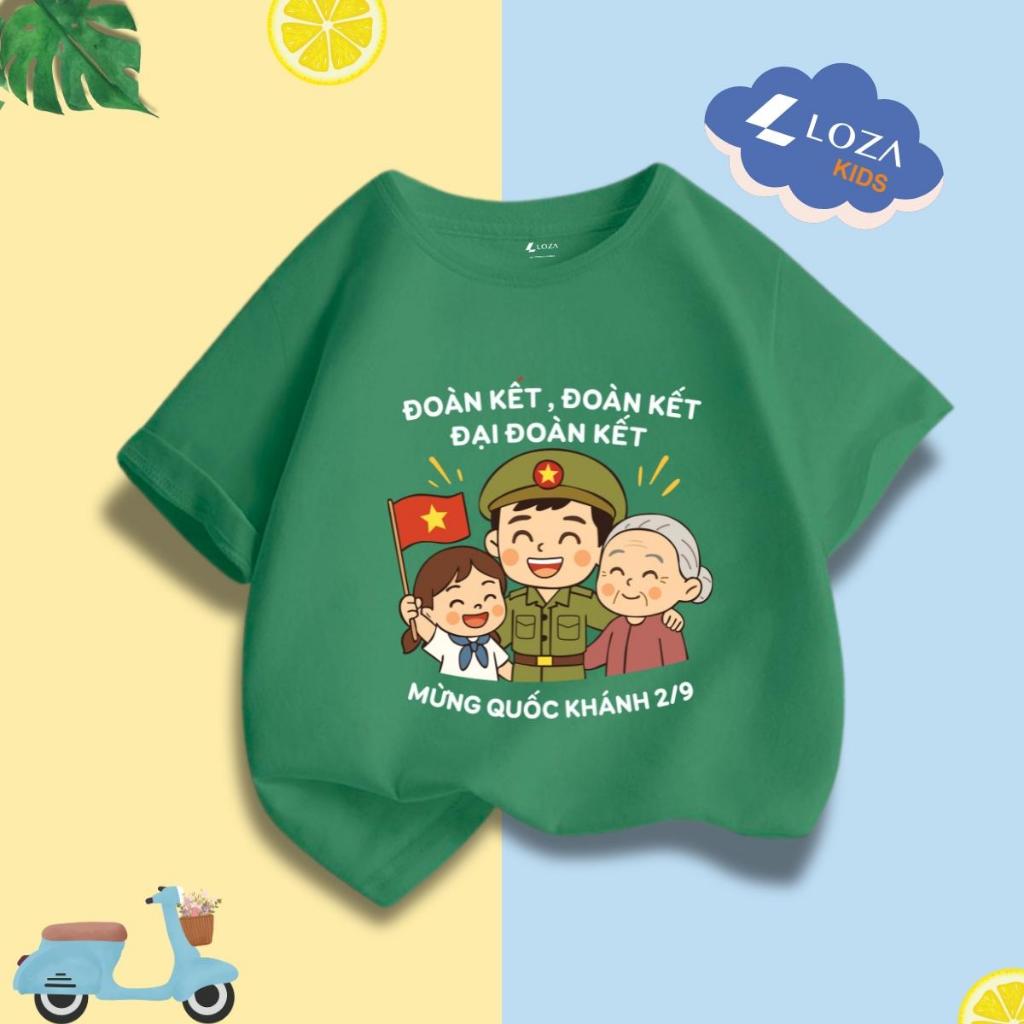 [XẢ KHO SIZE 110] Áo phông cho bé trai/bé gái - Quần áo trẻ em từ 15-18kg - Loza Kids XA008_thumbnail_24