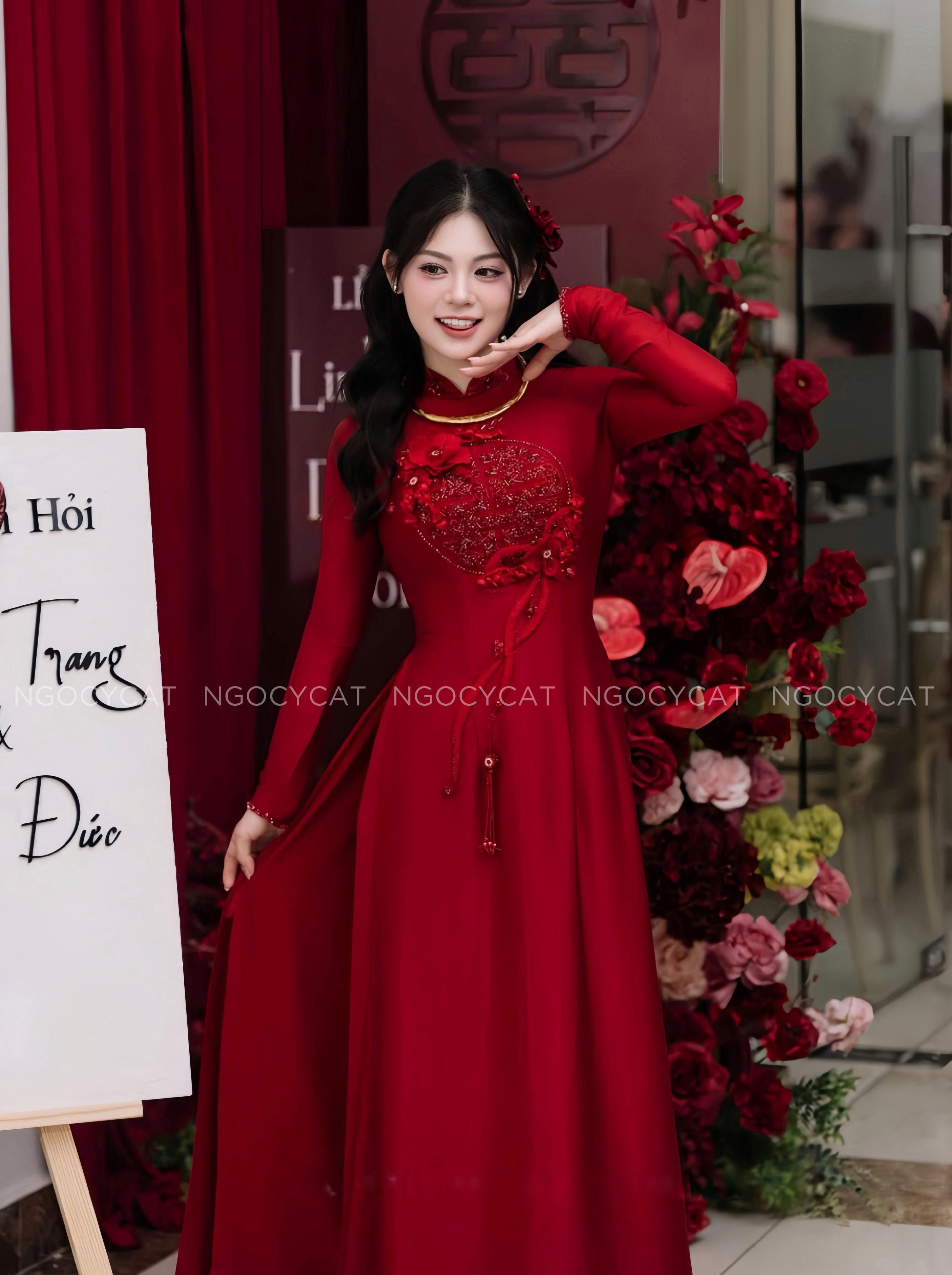 Áo Dài Dâu Rể Đỏ Hỷ Hoa Ngọc_thumbnail_1