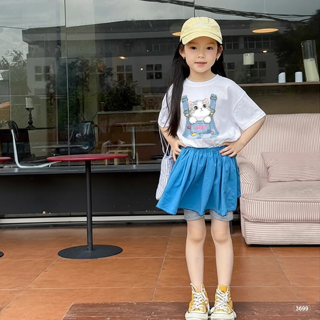 Áo thun bé gái form rộng kitty Kado 3699_thumbnail_5