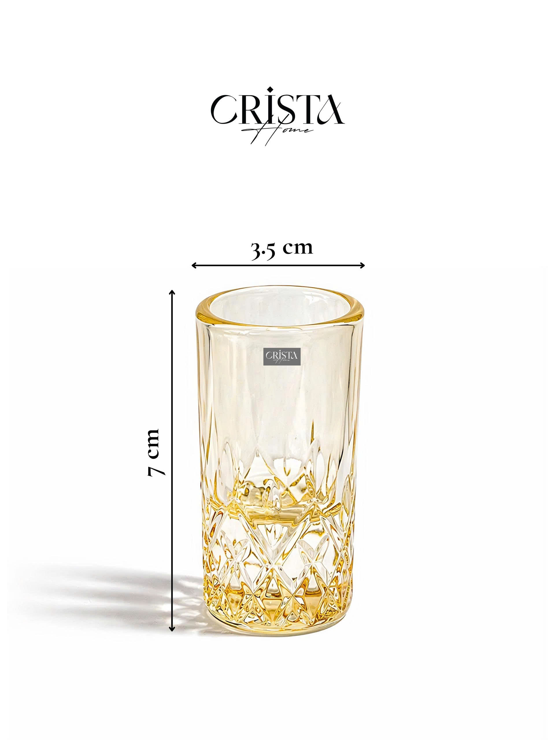 Bộ 6 ly rượu thủy tinh vân kim cương 30ml CRISTA HOME_thumbnail_11