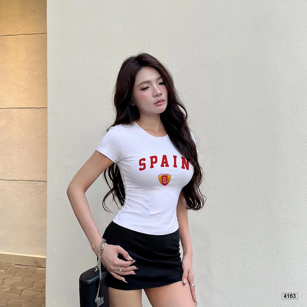 Áo thun form ôm body tôn dáng Spain cá tính Beezy 4163_thumbnail_3
