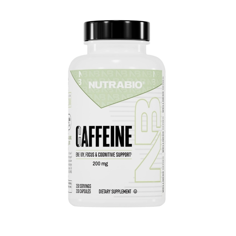 NutraBio Caffeine 200mg