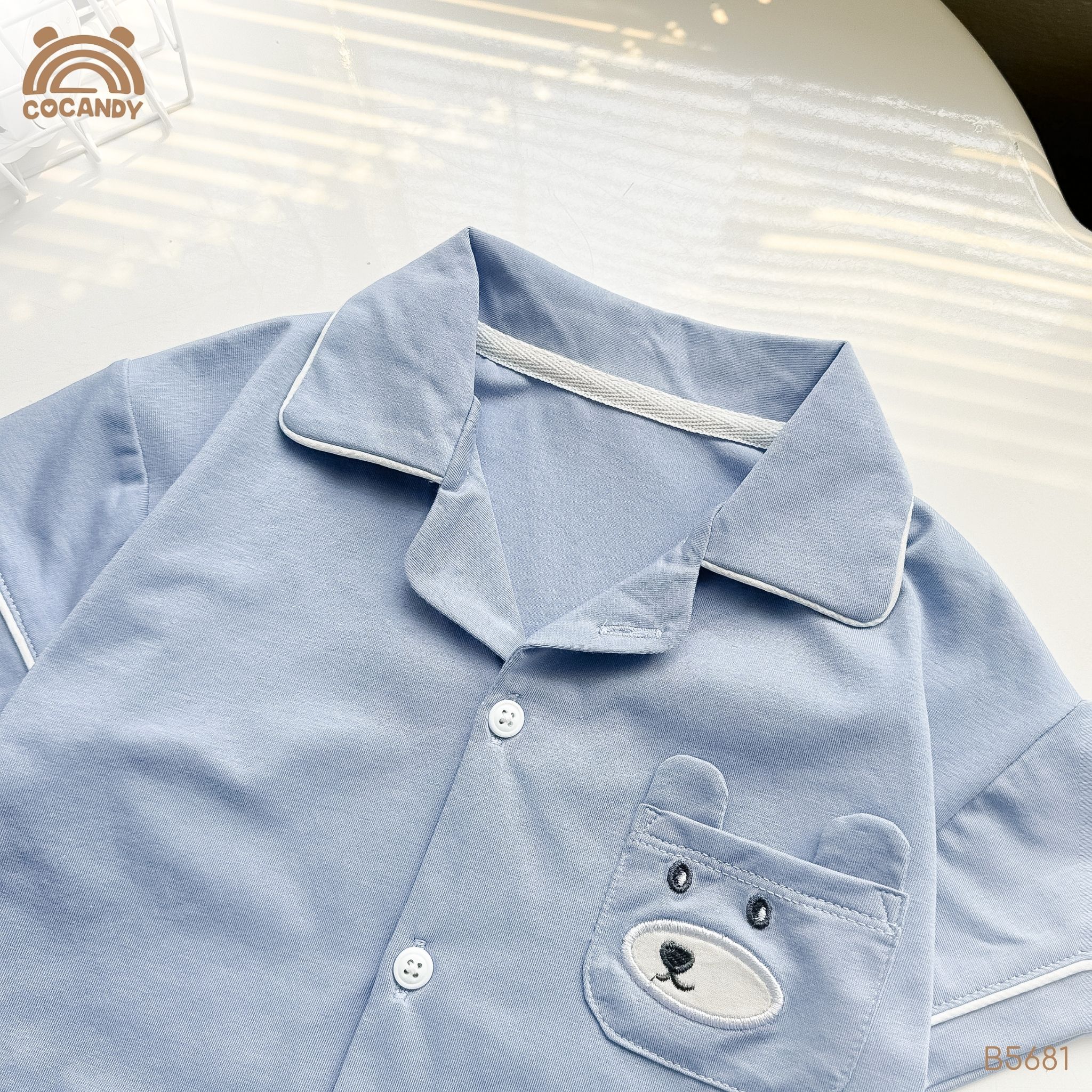 Bộ cộc pijama XANH DƯƠNG túi cún_thumbnail_4