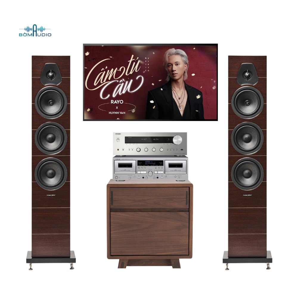 Combo Amply ONKYO TX-8470 + Đầu Cassette TEAC W-1200 + Loa SONUS FABER LUMINA III – ST1_thumbnail_1