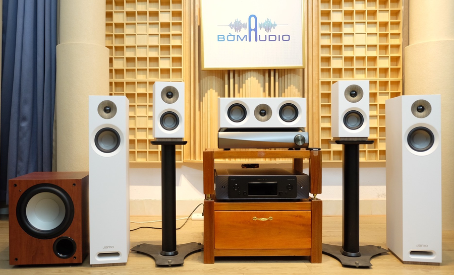 Combo Amply DENON HEOS AVR + Loa JAMO S 805 HCS + Loa SUB JAMO C910 – B4