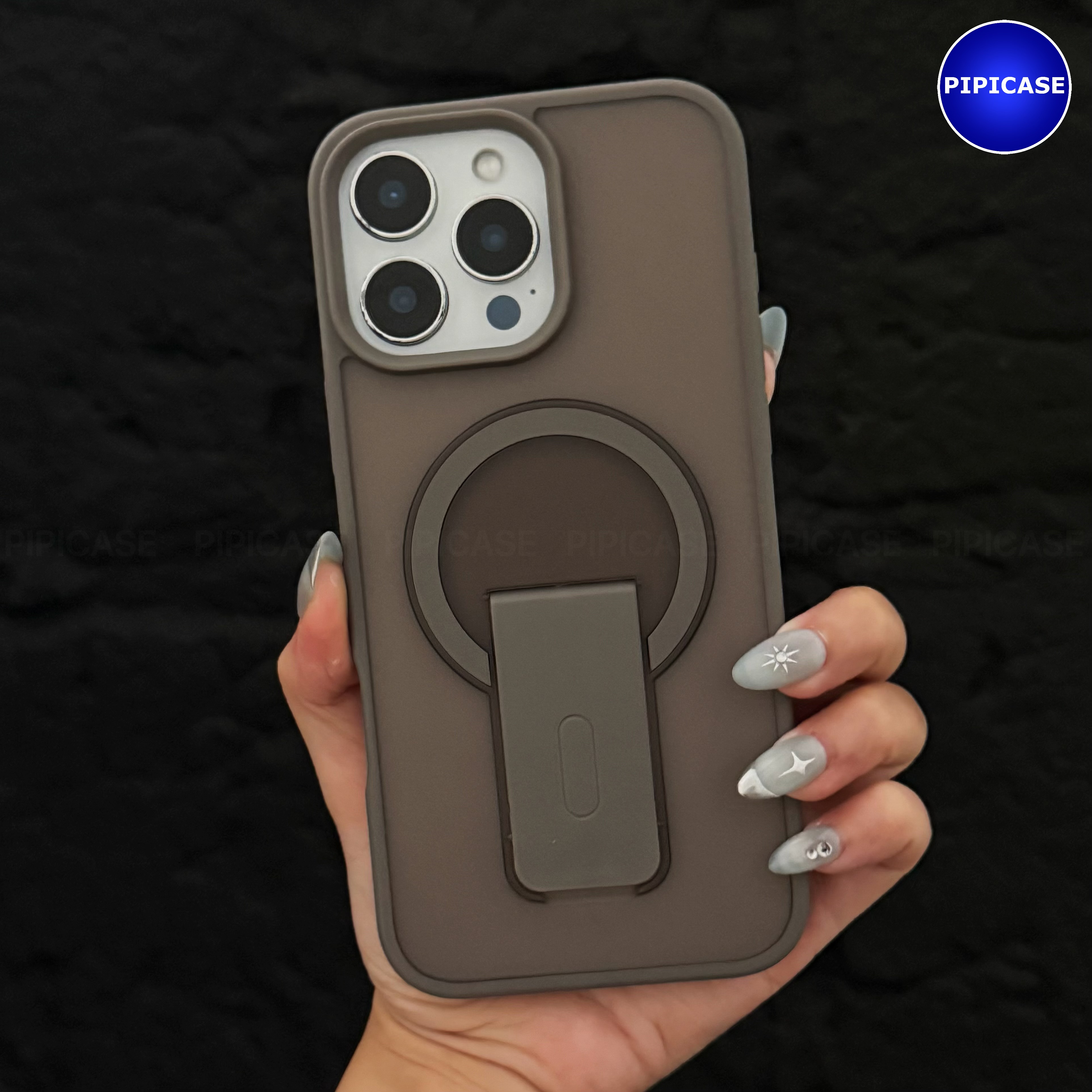 Ốp Lưng iPhone 16 Pro Max - Quin - Xám_thumbnail_2