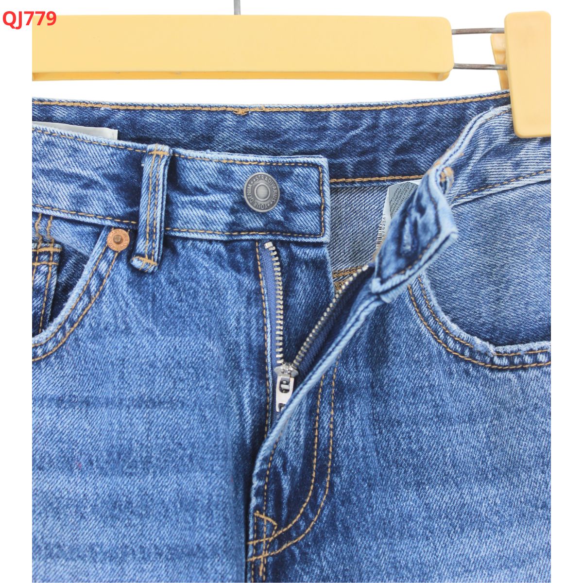 QJ779 - Jeans ống suông - đậm_thumbnail_11
