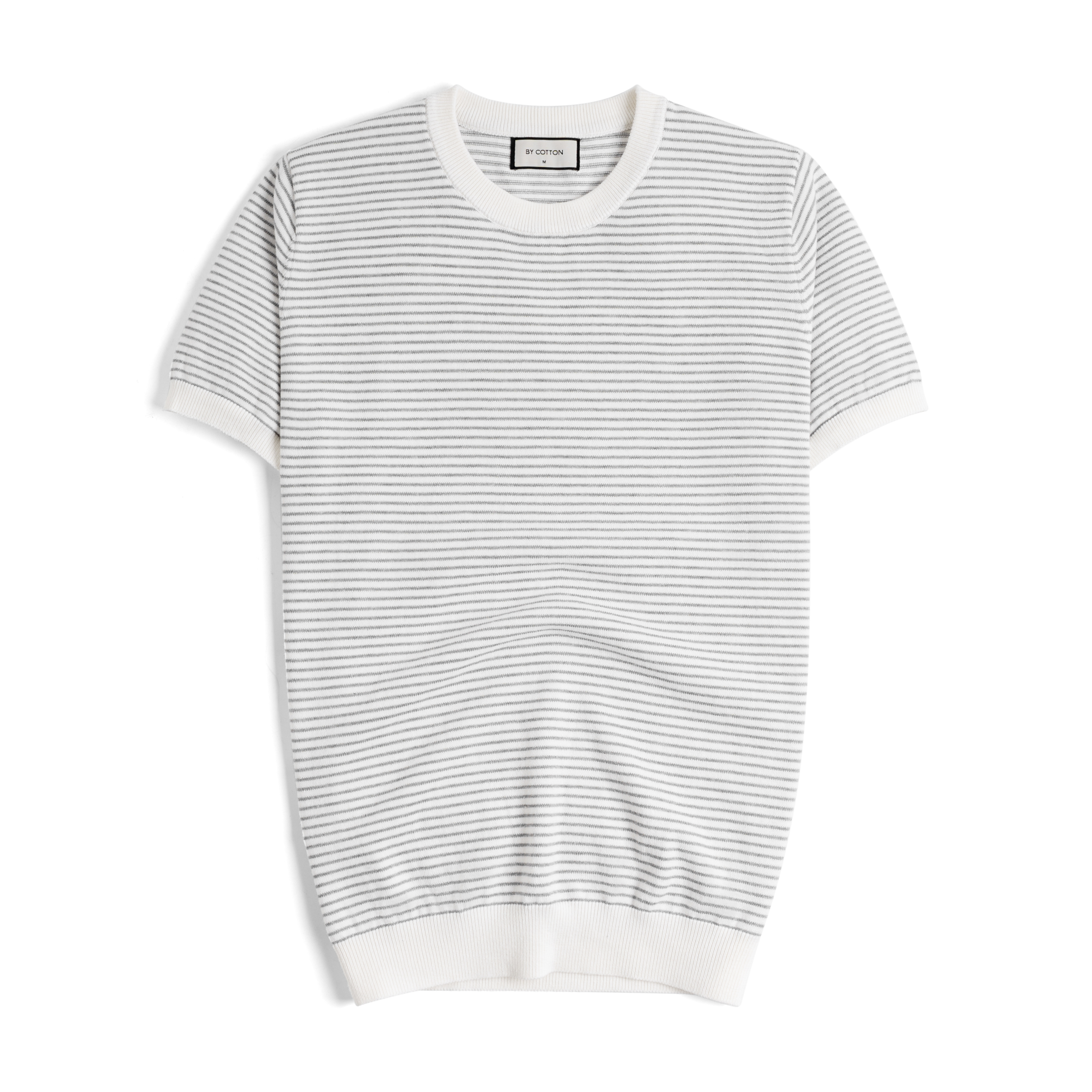 Áo Thun Dệt Kim Knit Sọc Nhuyễn