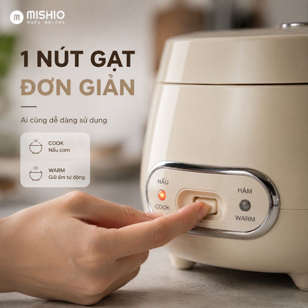 Nồi cơm điện 1.2L Mishio MK387_thumbnail_2