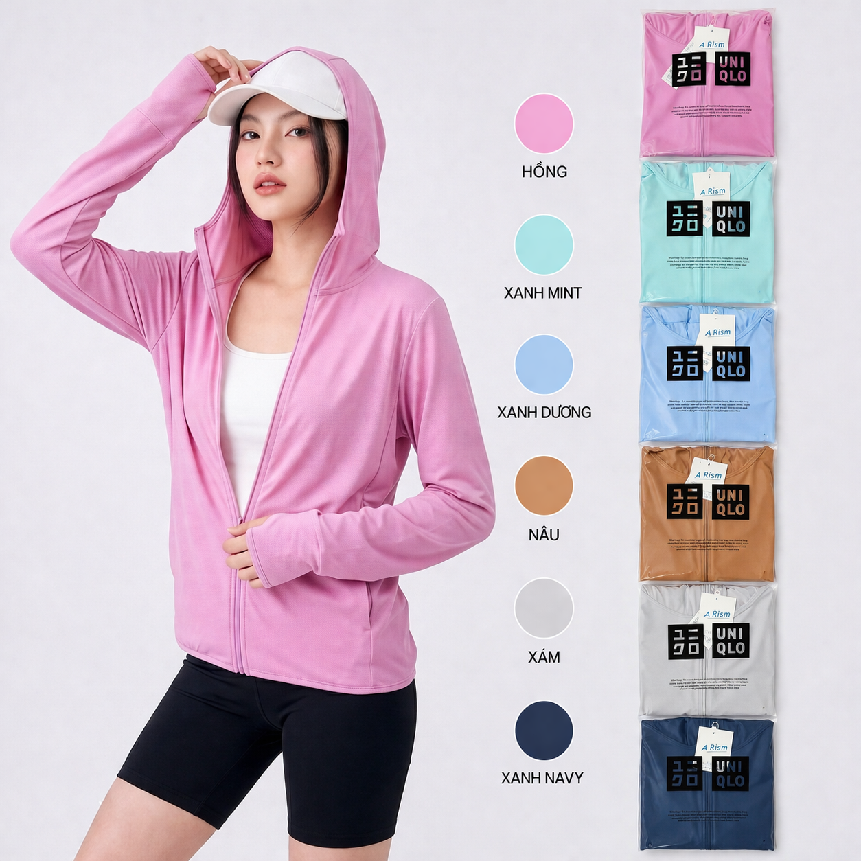 Áo Khoác Arism Uniqlo Chông Nắng