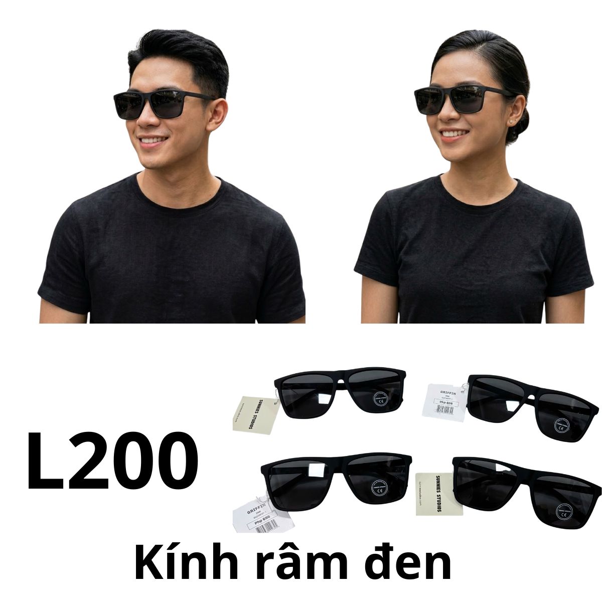 L200- Kính râm đen