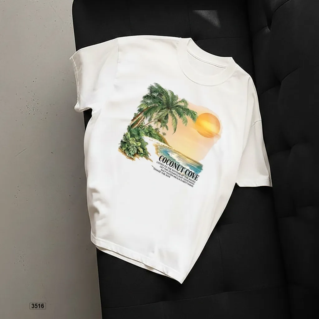 Áo thun form rộng họa tiết bãi biển TeePrint 3516_thumbnail_5