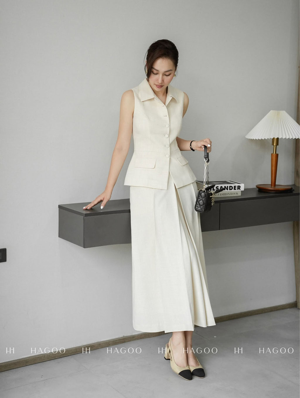 Áo Gile peplum cổ đức_thumbnail_4