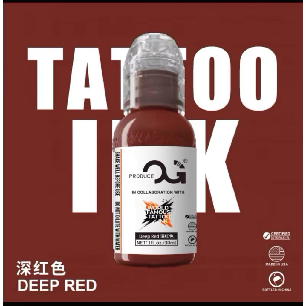 OG x World Famous Ink - Deep Red