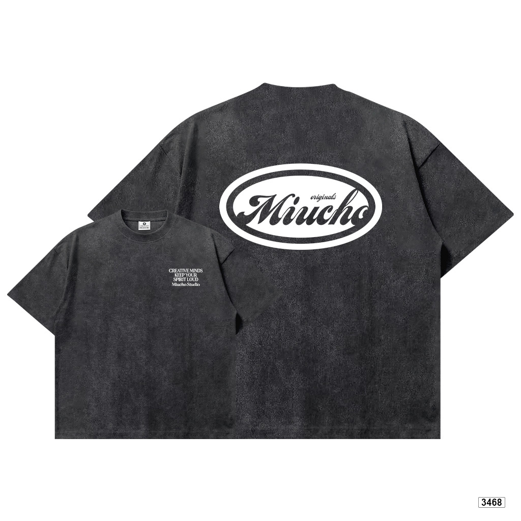 Áo thun boxy unisex basic dễ phối Miucho 3468_thumbnail_0