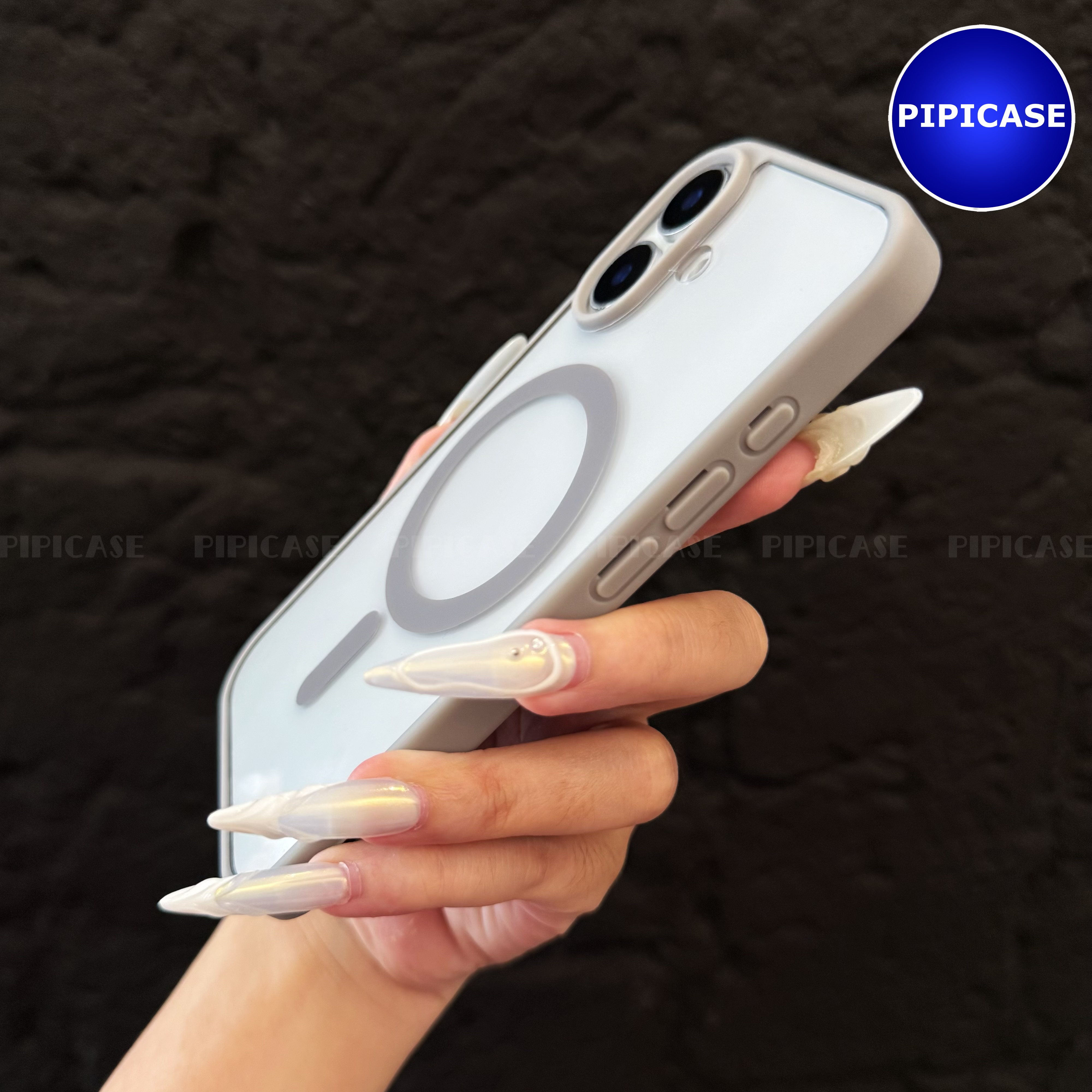 Ốp Lưng iPhone 16 - Chic - Xám_thumbnail_6
