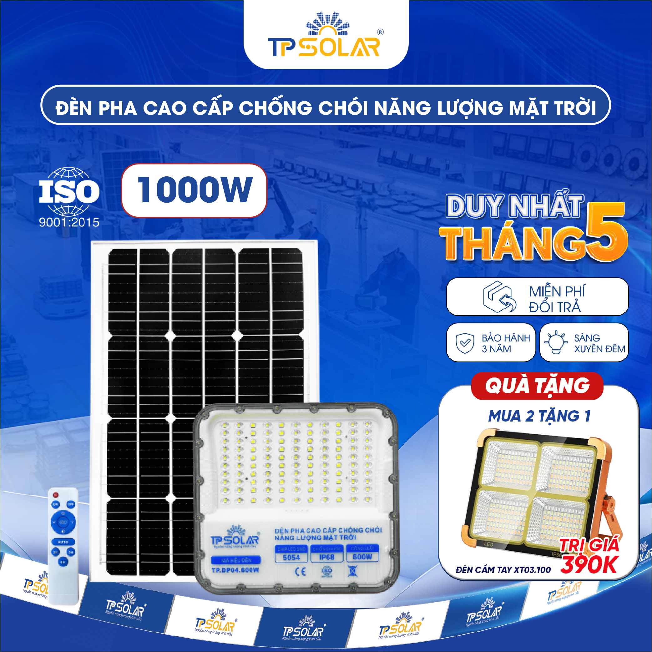 Đèn pha cao cấp chống chói năng lượng mặt trời (TP.DP04.600 / TP.DP04.1000)_thumbnail_8