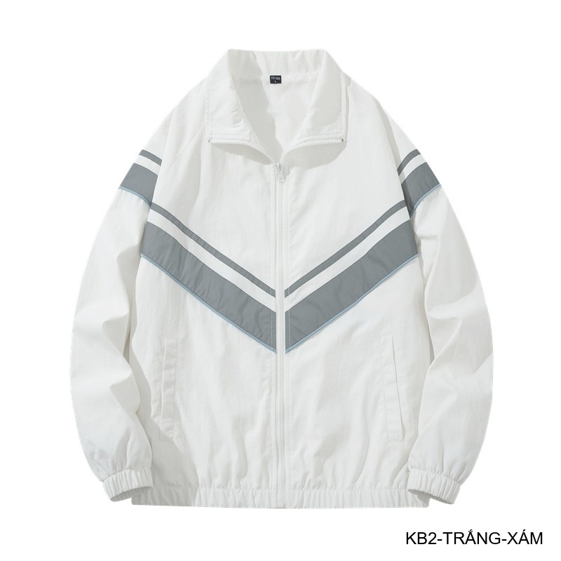 KB2 - Áo khoác nam cổ bẻ phong cách Hong Kong, form rộng, in họa tiết sọc V thời trang_thumbnail_8