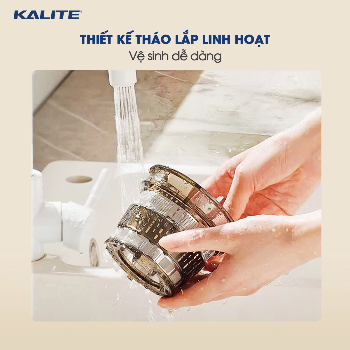 Máy ép chậm Kalite KSJ569 ép kiệt bã 99% không sinh nhiệt tích hợp làm kem_thumbnail_5