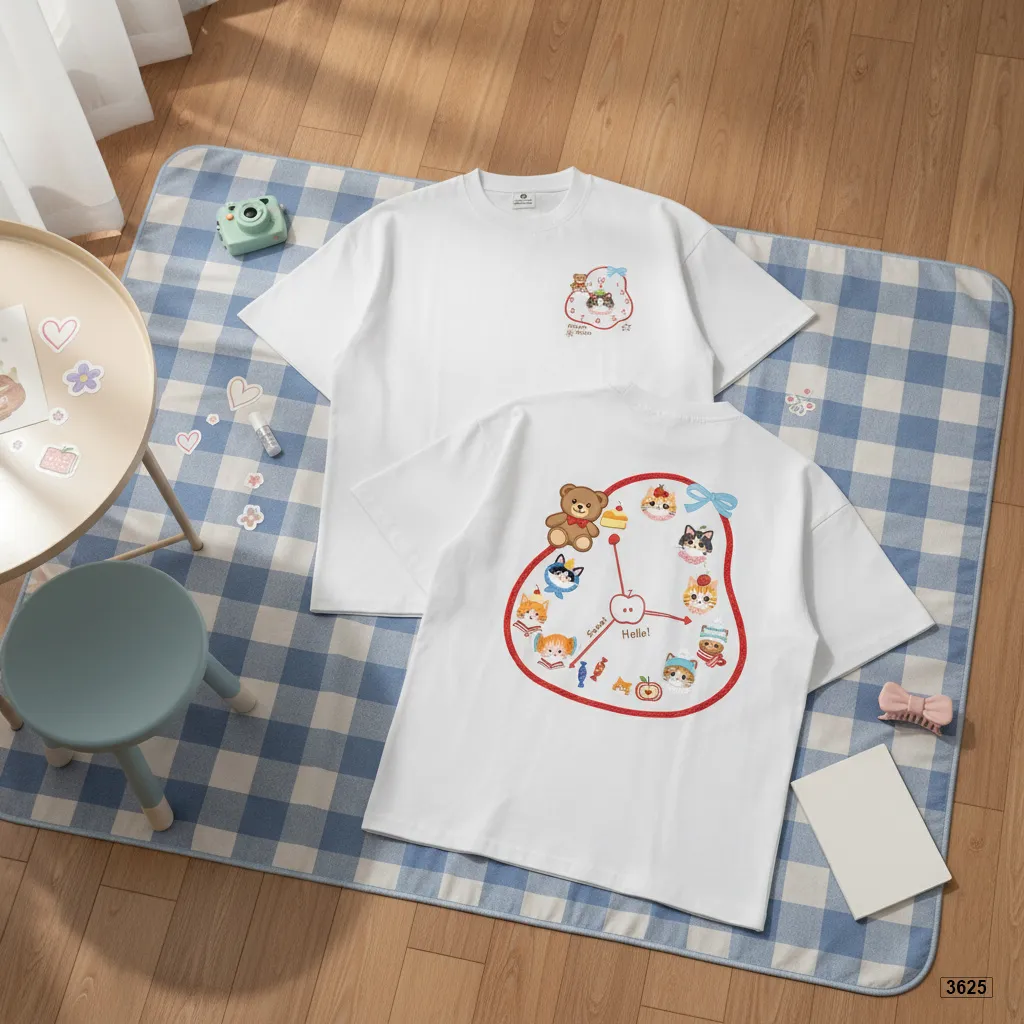 Áo thun nữ form boxy thiết kế hoạt hình thú cưng đáng yêu Miucho 3625_thumbnail_7
