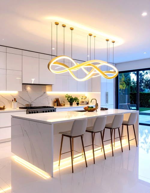 Phòng bếp nên lắp đèn LED nào cho phù hợp? Tổng hợp các mẫu đèn LED