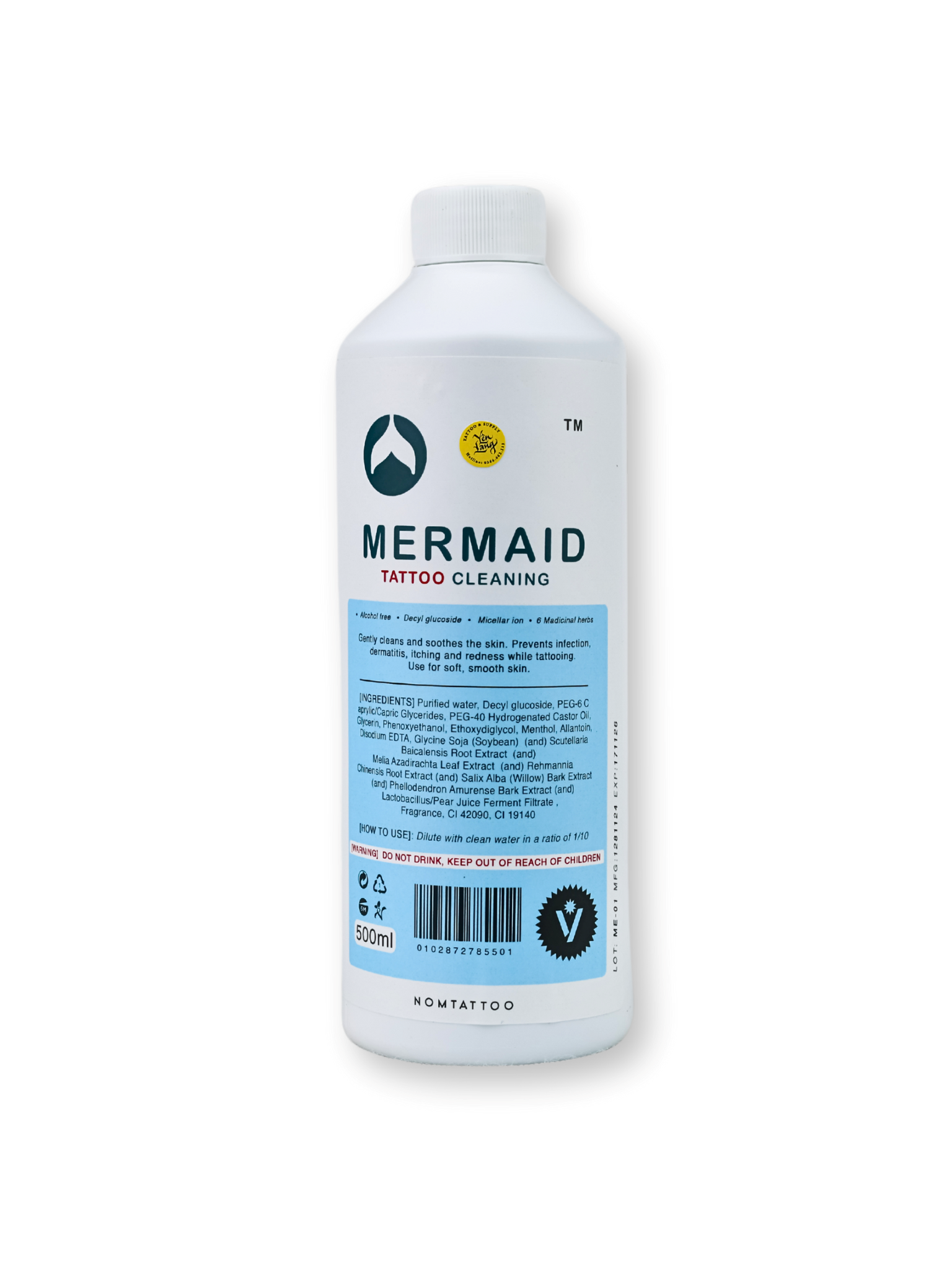 Nước rửa hình xăm Tiên Cá - MERMAID SOAP