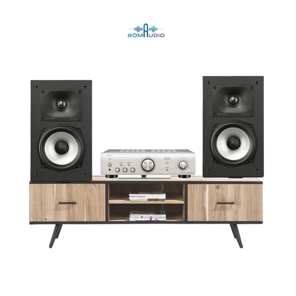 Combo Amply DENON PMA-600NE + Loa Bookshelf POLK AUDIO MONITOR XT20 - B381_thumbnail_1