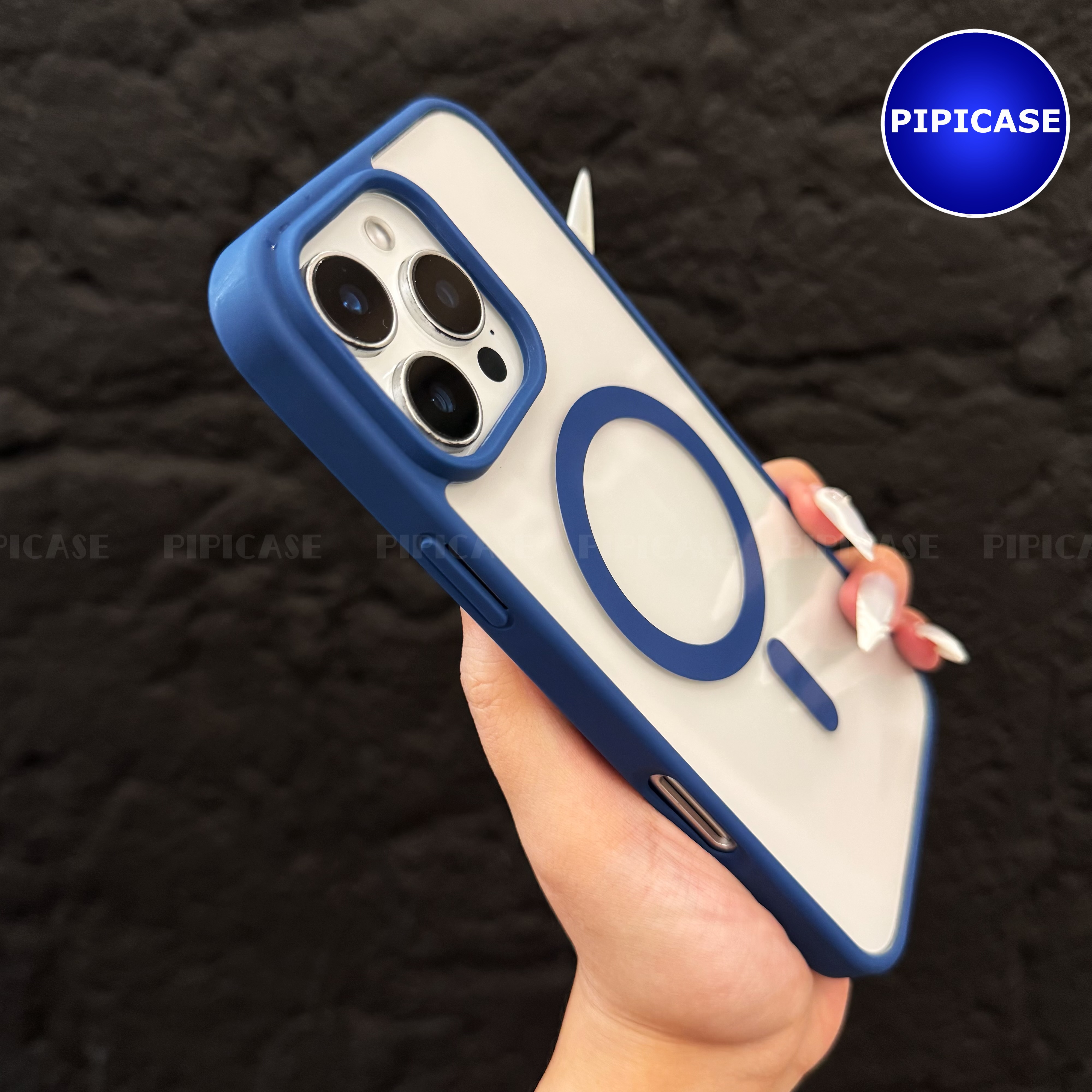 Ốp Lưng iPhone 16 Pro Max - Chic - Xanh Dương_thumbnail_3