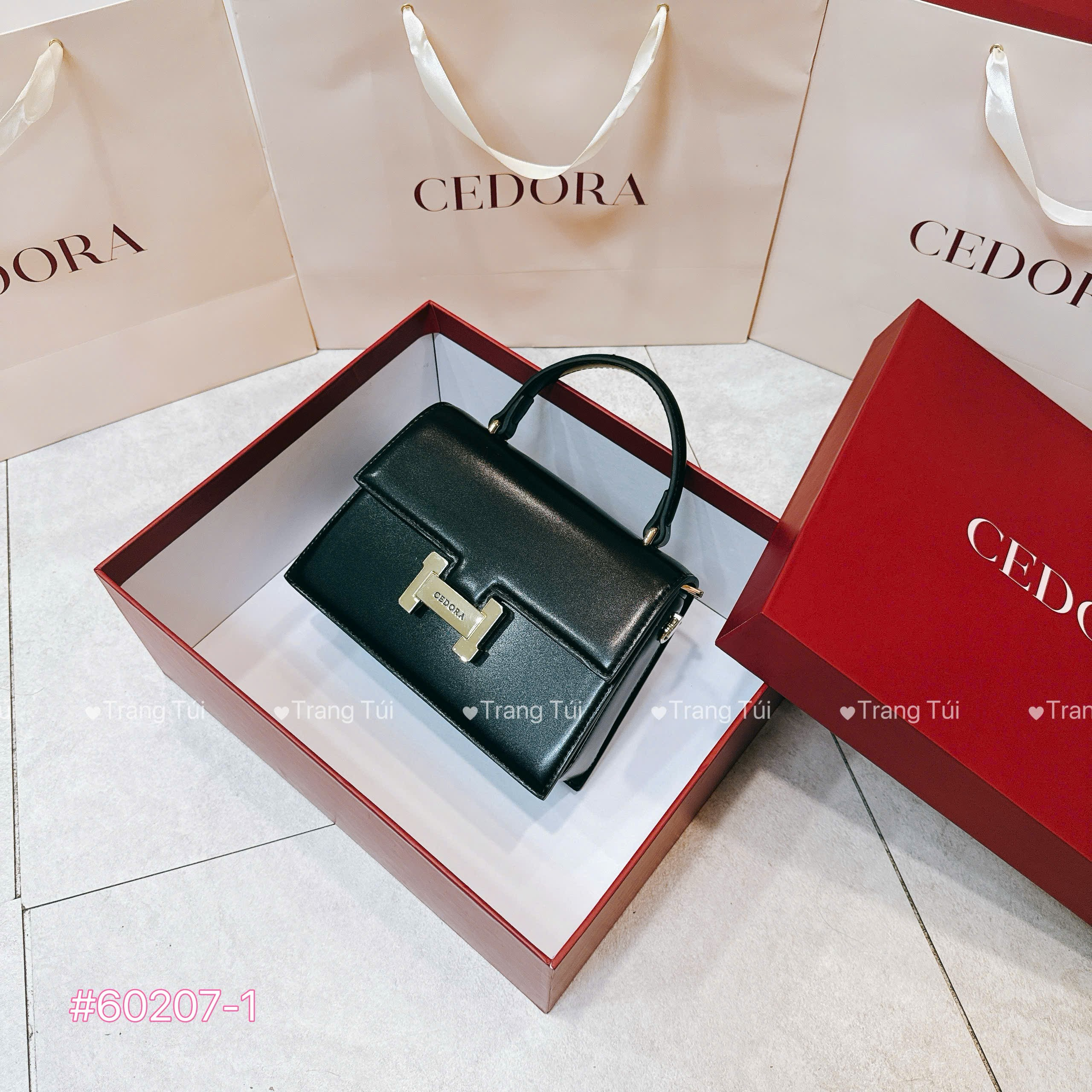 Túi CEDORA chữ H quai xách size19.5 60207-1_thumbnail_3