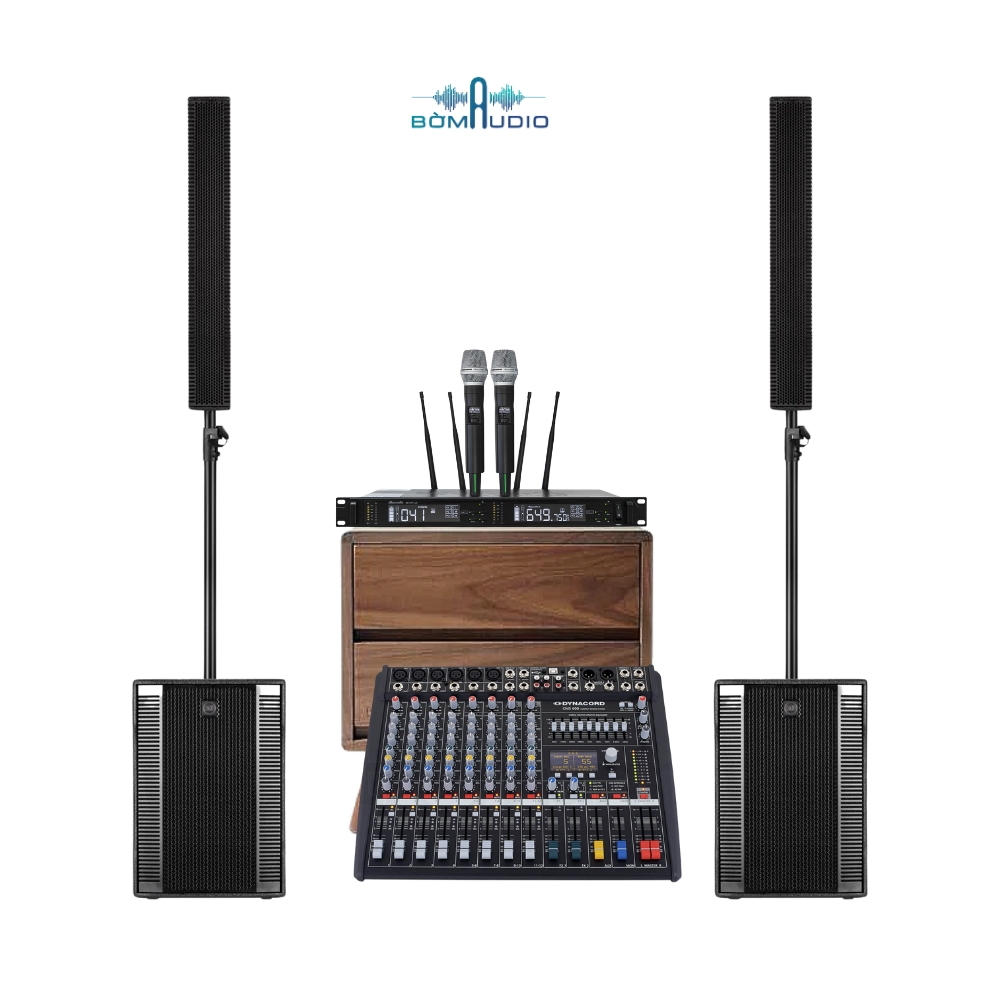 Combo Mixer DYNACORD CMS 600 + Micro DBACOUSTIC DB750PLUS + Loa RCF EVOX 12 - B284_thumbnail_0