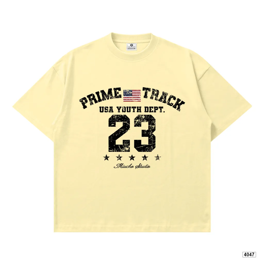 Áo thun unisex form boxy Old School vibe Miucho 4047_thumbnail_7