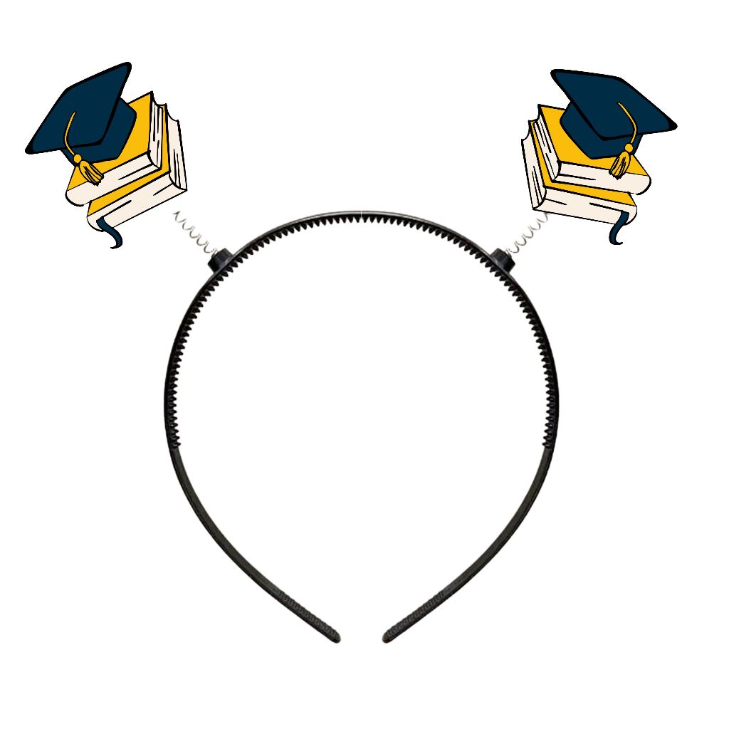 Cài tóc lò xo icon Tốt nghiệp siu cute