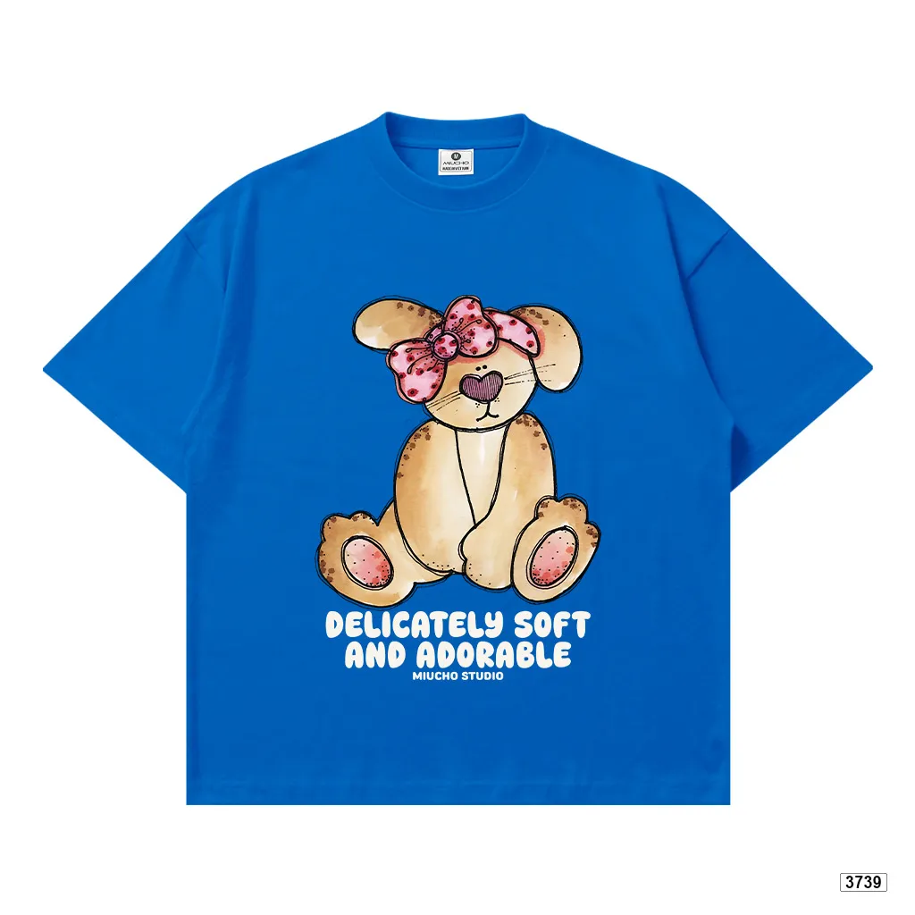 Áo thun nữ form boxy mùa hè chất thoáng mát phong cách dễ thương Miucho 3739_thumbnail_15